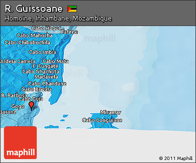 Political Panoramic Map of R. Guissoane