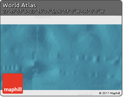 Satellite 3D Map of the Area around 23° 33' 11" S, 36° 28' 30" W
