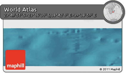Satellite Panoramic Map of the Area around 23° 33' 11" S, 39° 10' 29" E