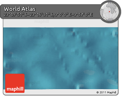 Satellite 3D Map of the Area around 23° 33' 11" S, 3° 28' 30" E
