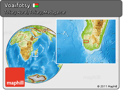 Physical Location Map of Voaifotsy