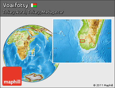 Physical Location Map of Voaifotsy