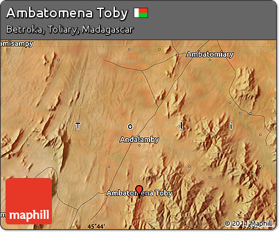 Satellite Map of Ambatomena Toby