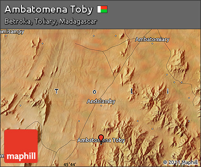 Satellite Map of Ambatomena Toby