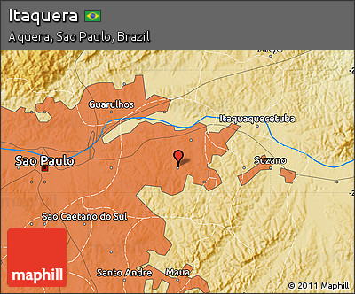 Physical Map of Itaquera