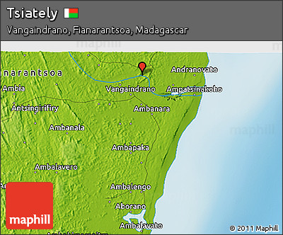 Physical 3D Map of Tsiately