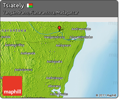 Physical 3D Map of Tsiately