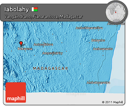 Political 3D Map of Iabolahy