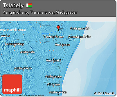 Political 3D Map of Tsiately