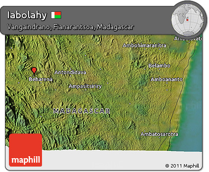 Satellite 3D Map of Iabolahy