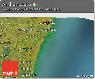 Satellite 3D Map of Andranovato