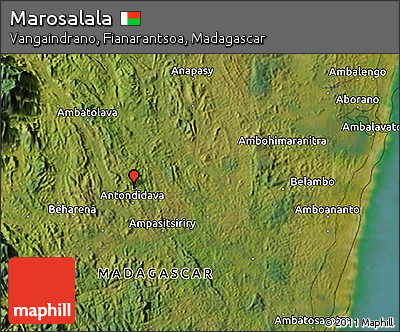 Satellite 3D Map of Marosalala