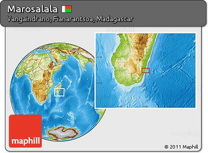Physical Location Map of Marosalala