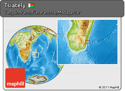 Physical Location Map of Tsiately