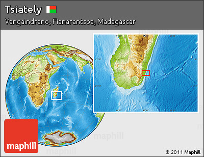 Physical Location Map of Tsiately