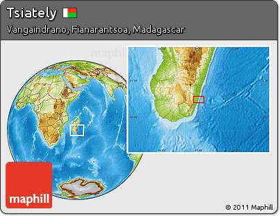 Physical Location Map of Tsiately