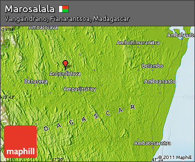 Physical Map of Marosalala