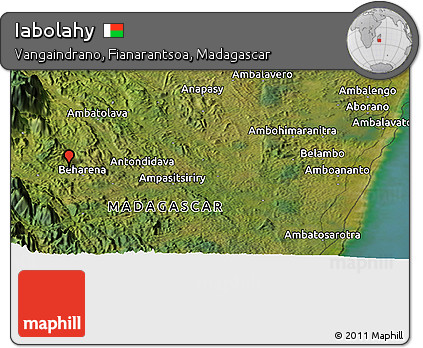 Satellite Panoramic Map of Iabolahy