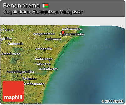 Satellite Panoramic Map of Benanorema