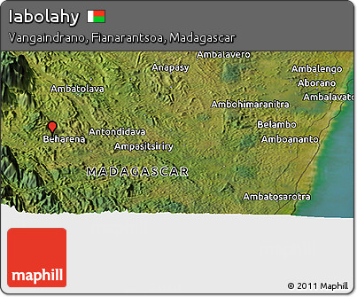 Satellite Panoramic Map of Iabolahy