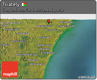 Satellite Panoramic Map of Tsiately