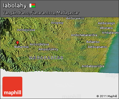 Satellite Panoramic Map of Iabolahy
