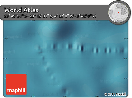 Satellite Map of the Area around 23° 33' 11" S, 4° 10' 30" W