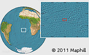 Satellite Location Map of the area around 23° 33' 11" S, 5° 1' 30" W