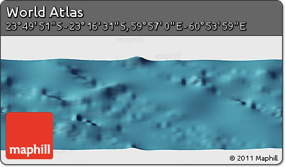 Satellite Panoramic Map of the Area around 23° 33' 11" S, 60° 25' 29" E