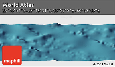 Satellite Panoramic Map of the Area around 23° 33' 11" S, 60° 25' 29" E