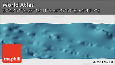 Satellite Panoramic Map of the Area around 23° 33' 11" S, 61° 16' 29" E