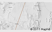 Physical 3D Map of the area around 23° 33' 11" S, 67° 4' 29" W