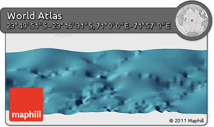 Satellite Panoramic Map of the Area around 23° 33' 11" S, 71° 28' 29" E