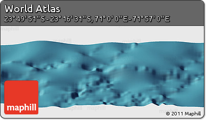 Satellite Panoramic Map of the Area around 23° 33' 11" S, 71° 28' 29" E