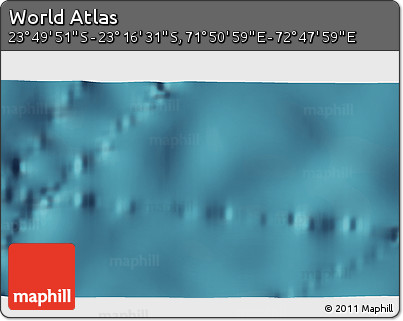 Satellite 3D Map of the Area around 23° 33' 11" S, 72° 19' 29" E