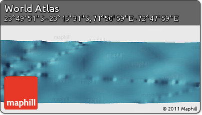 Satellite Panoramic Map of the Area around 23° 33' 11" S, 72° 19' 29" E