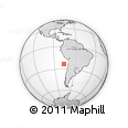 Outline Map of the Area around 23° 33' 11" S, 76° 25' 30" W, rectangular outline