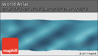 Satellite Panoramic Map of the Area around 23° 33' 11" S, 80° 49' 29" E