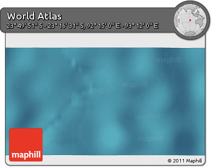 Satellite 3D Map of the Area around 23° 33' 11" S, 92° 43' 29" E