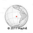 Outline Map of the Area around 23° 33' 11" S, 97° 40' 30" W, rectangular outline