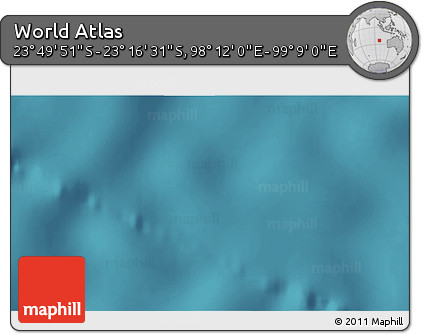Satellite 3D Map of the Area around 23° 33' 11" S, 98° 40' 30" E