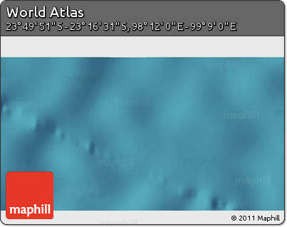 Satellite 3D Map of the Area around 23° 33' 11" S, 98° 40' 30" E