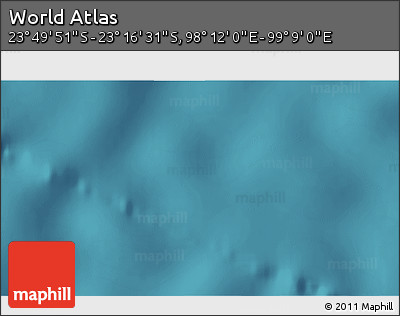 Satellite 3D Map of the Area around 23° 33' 11" S, 98° 40' 30" E