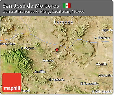 Satellite 3D Map of San José De Morteros