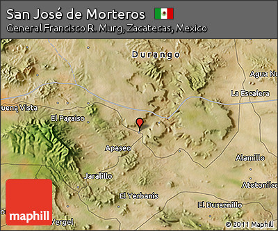 Satellite 3D Map of San José De Morteros