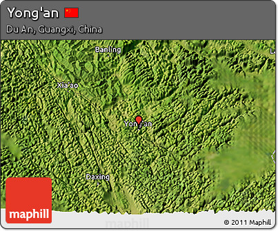Satellite 3D Map of Yong'an