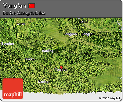 Satellite Panoramic Map of Yong'an