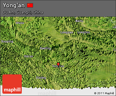 Satellite Panoramic Map of Yong'an