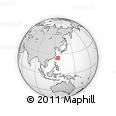 Outline Map of the Area around 24° 22' 49" N, 125° 1' 30" E, rectangular outline
