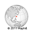 Outline Map of the Area around 24° 22' 49" N, 127° 34' 30" E, rectangular outline